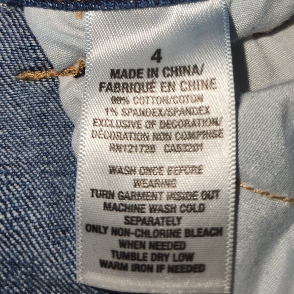 AEROPOSTALE High Wasted Shorty Junior's Size 4 - Picture 3 of 7